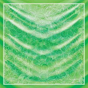 khăn bandana lụa silk họa tiết hoa - Mã 79 44