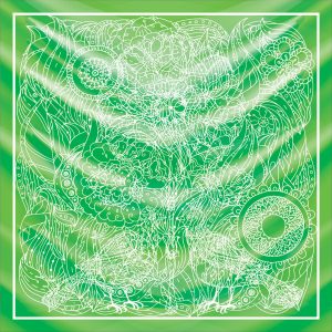 khăn bandana lụa silk họa tiết hoa - Mã 86 44