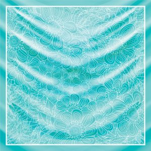 khăn bandana lụa silk họa tiết hoa - Mã 79 46