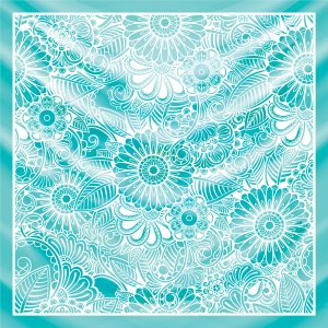 khăn bandana lụa silk họa tiết hoa - Mã 80 46