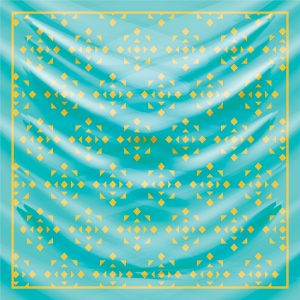 khăn bandana lụa silk họa tiết Luxury - Mã 17 46