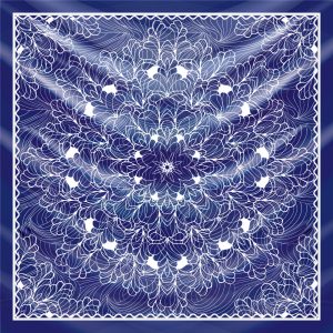 khăn bandana lụa silk họa tiết hoa - Mã 81 49 khăn bandana lụa silk họa tiết hoa - Mã 81 48