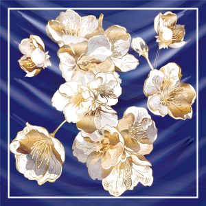 khăn bandana lụa silk họa tiết hoa - Mã 89 49 khăn bandana lụa silk họa tiết hoa - Mã 89 48