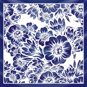 khăn bandana lụa silk họa tiết hoa - Mã 90 49 khăn bandana lụa silk họa tiết hoa - Mã 90 48