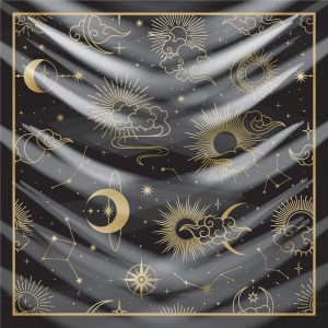 khăn bandana lụa silk họa tiết bầu trời - Mã 11 21 khăn bandana lụa silk họa tiết bầu trời - Mã 11 20