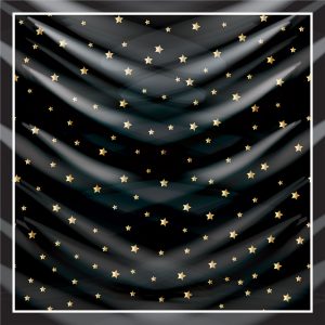 khăn bandana lụa silk họa tiết bầu trời - Mã 24 20