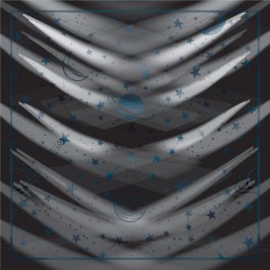 khăn bandana lụa silk họa tiết bầu trời - Mã 06 20