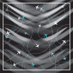 khăn bandana lụa silk họa tiết bầu trời - Mã 08 21 khăn bandana lụa silk họa tiết bầu trời - Mã 08 20