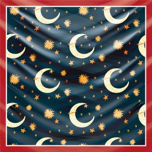 khăn bandana lụa silk họa tiết bầu trời - Mã 02 23 khăn bandana lụa silk họa tiết bầu trời - Mã 02 22