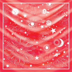 khăn bandana lụa silk họa tiết bầu trời - Mã 10 25 khăn bandana lụa silk họa tiết bầu trời - Mã 10 24