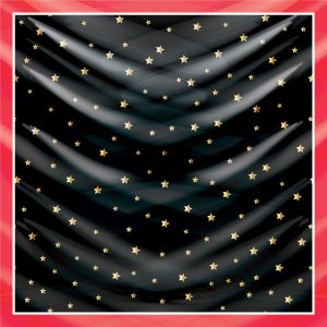 khăn bandana lụa silk họa tiết bầu trời - Mã 24 24