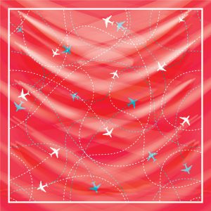 khăn bandana lụa silk họa tiết bầu trời - Mã 08 25 khăn bandana lụa silk họa tiết bầu trời - Mã 08 24