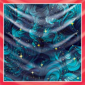 khăn bandana lụa silk họa tiết bầu trời - Mã 09 25 khăn bandana lụa silk họa tiết bầu trời - Mã 09 24