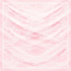 khăn bandana lụa silk họa tiết bầu trời - Mã 20 26