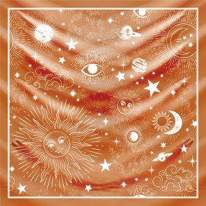 khăn bandana lụa silk họa tiết bầu trời - Mã 10 29 khăn bandana lụa silk họa tiết bầu trời - Mã 10 28