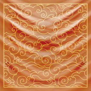 khăn bandana lụa silk họa tiết bầu trời - Mã 23 28