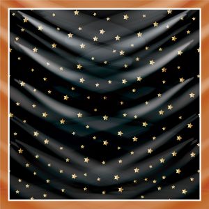 khăn bandana lụa silk họa tiết bầu trời - Mã 24 28