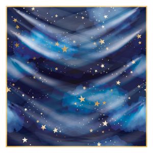 khăn bandana lụa silk họa tiết bầu trời - Mã 04 30