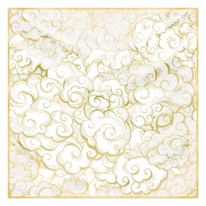 khăn bandana lụa silk họa tiết bầu trời - Mã 05 26