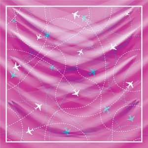 khăn bandana lụa silk họa tiết bầu trời - Mã 08 33 khăn bandana lụa silk họa tiết bầu trời - Mã 08 32