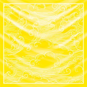 khăn bandana lụa silk họa tiết bầu trời - Mã 20 34