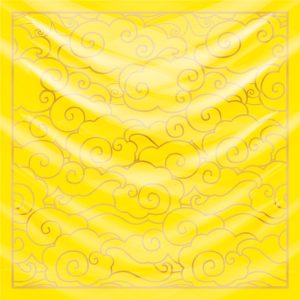 khăn bandana lụa silk họa tiết bầu trời - Mã 23 34