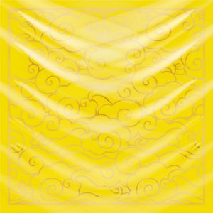 khăn bandana lụa silk họa tiết bầu trời - Mã 23 36