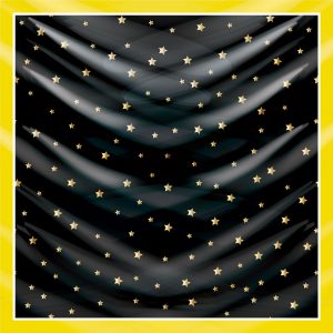 khăn bandana lụa silk họa tiết bầu trời - Mã 24 36