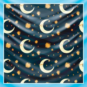 khăn bandana lụa silk họa tiết bầu trời - Mã 02 41 khăn bandana lụa silk họa tiết bầu trời - Mã 02 40