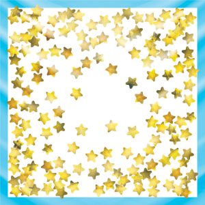 khăn bandana lụa silk họa tiết bầu trời - Mã 25 40