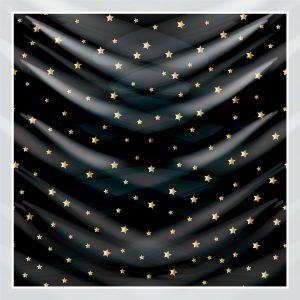 khăn bandana lụa silk họa tiết bầu trời - Mã 24 42