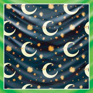 khăn bandana lụa silk họa tiết bầu trời - Mã 02 45 khăn bandana lụa silk họa tiết bầu trời - Mã 02 44