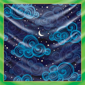 khăn bandana lụa silk họa tiết bầu trời - Mã 22 45 khăn bandana lụa silk họa tiết bầu trời - Mã 22 44