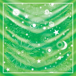 khăn bandana lụa silk họa tiết bầu trời - Mã 10 45 khăn bandana lụa silk họa tiết bầu trời - Mã 10 44