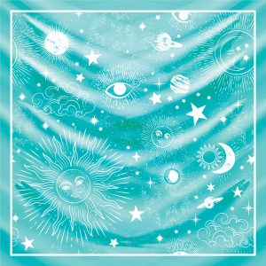 khăn bandana lụa silk họa tiết bầu trời - Mã 10 47 khăn bandana lụa silk họa tiết bầu trời - Mã 10 46