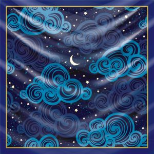 khăn bandana lụa silk họa tiết bầu trời - Mã 22 49 khăn bandana lụa silk họa tiết bầu trời - Mã 22 48