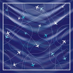 khăn bandana lụa silk họa tiết bầu trời - Mã 08 49 khăn bandana lụa silk họa tiết bầu trời - Mã 08 48