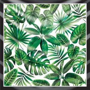 khăn bandana lụa silk họa tiết tự nhiên - Mã 12 20