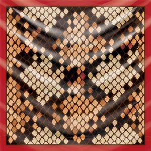 khăn bandana lụa silk họa tiết tự nhiên - Mã 05 22