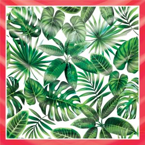 khăn bandana lụa silk họa tiết tự nhiên - Mã 12 24