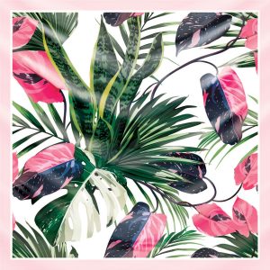 khăn bandana lụa silk họa tiết tự nhiên - Mã 08 26