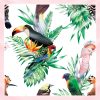 khăn bandana lụa silk họa tiết tự nhiên - Mã 10