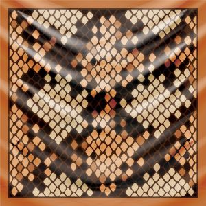 khăn bandana lụa silk họa tiết tự nhiên - Mã 05 28