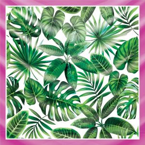 khăn bandana lụa silk họa tiết tự nhiên - Mã 12 32