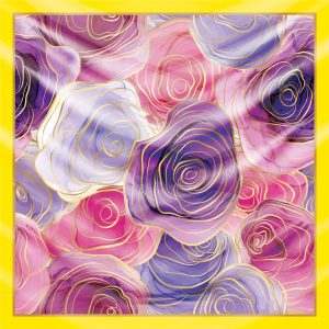 khăn bandana lụa silk họa tiết tự nhiên - Mã 09 34