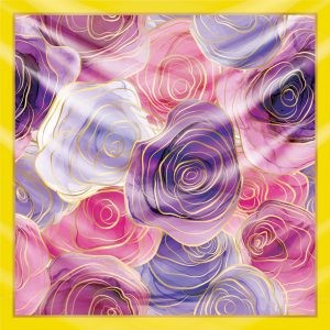 khăn bandana lụa silk họa tiết tự nhiên - Mã 09 36