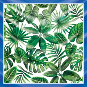 khăn bandana lụa silk họa tiết tự nhiên - Mã 12 38