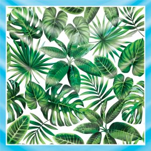 khăn bandana lụa silk họa tiết tự nhiên - Mã 12 40