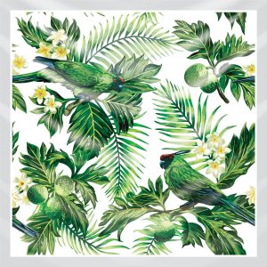 khăn bandana lụa silk họa tiết tự nhiên - Mã 11 42