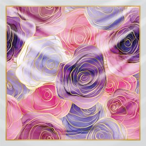 khăn bandana lụa silk họa tiết tự nhiên - Mã 09 42